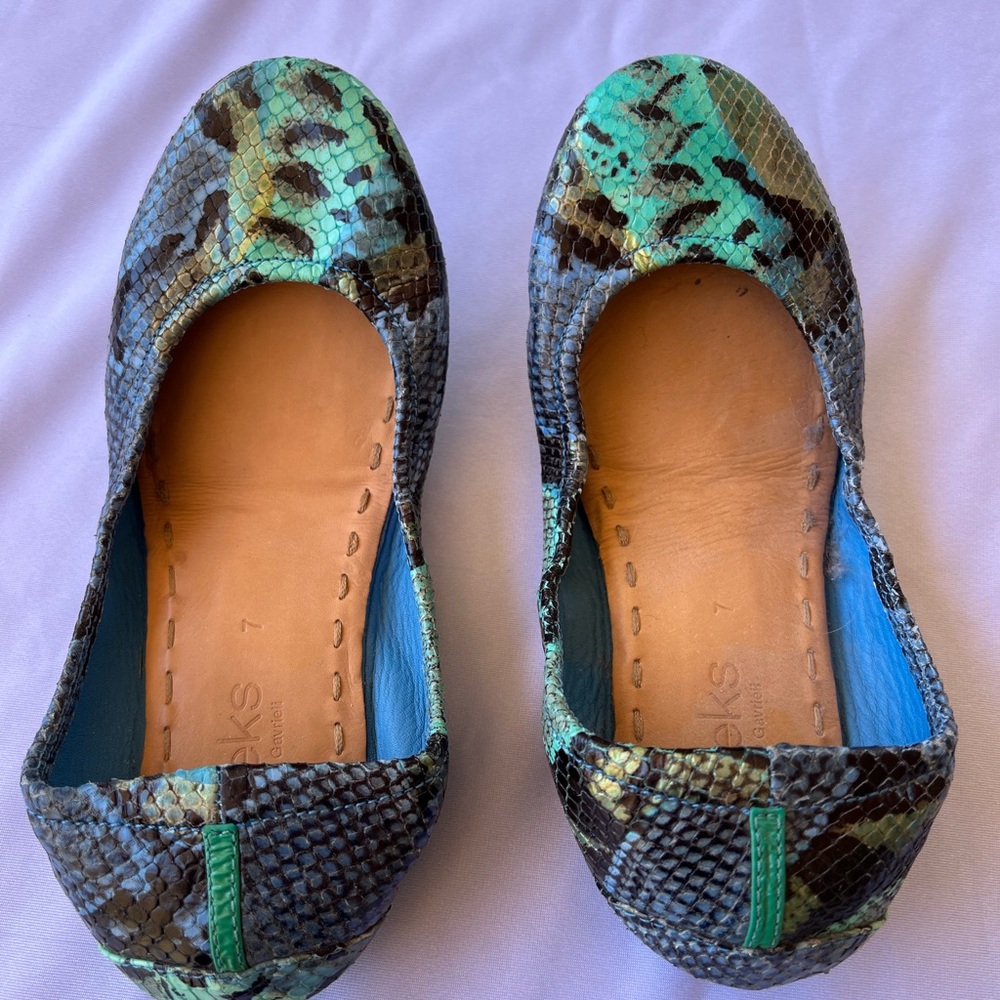 Tieks Azure Snake